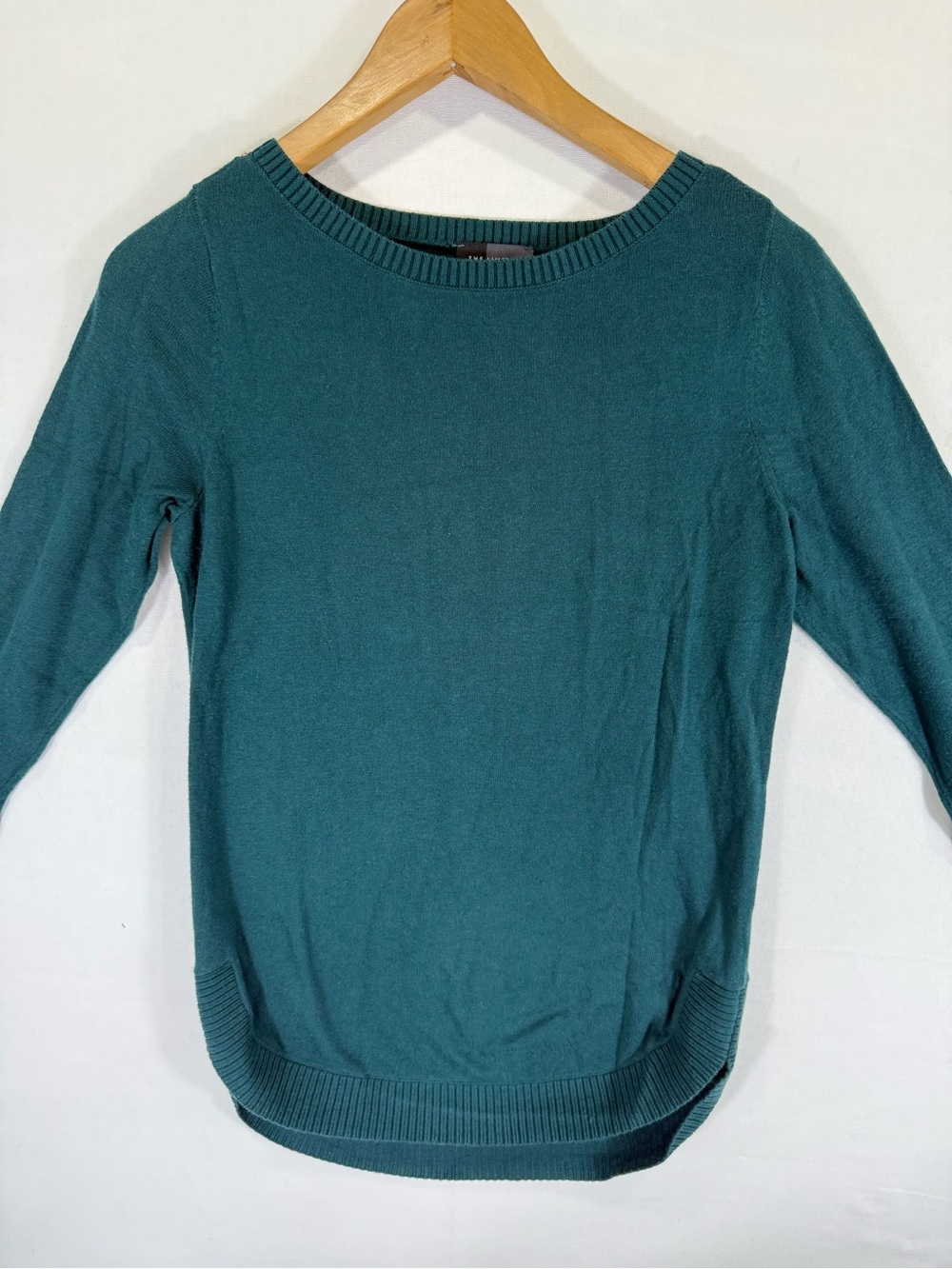 The Limited Teal Scoop Neck Knit Sweater